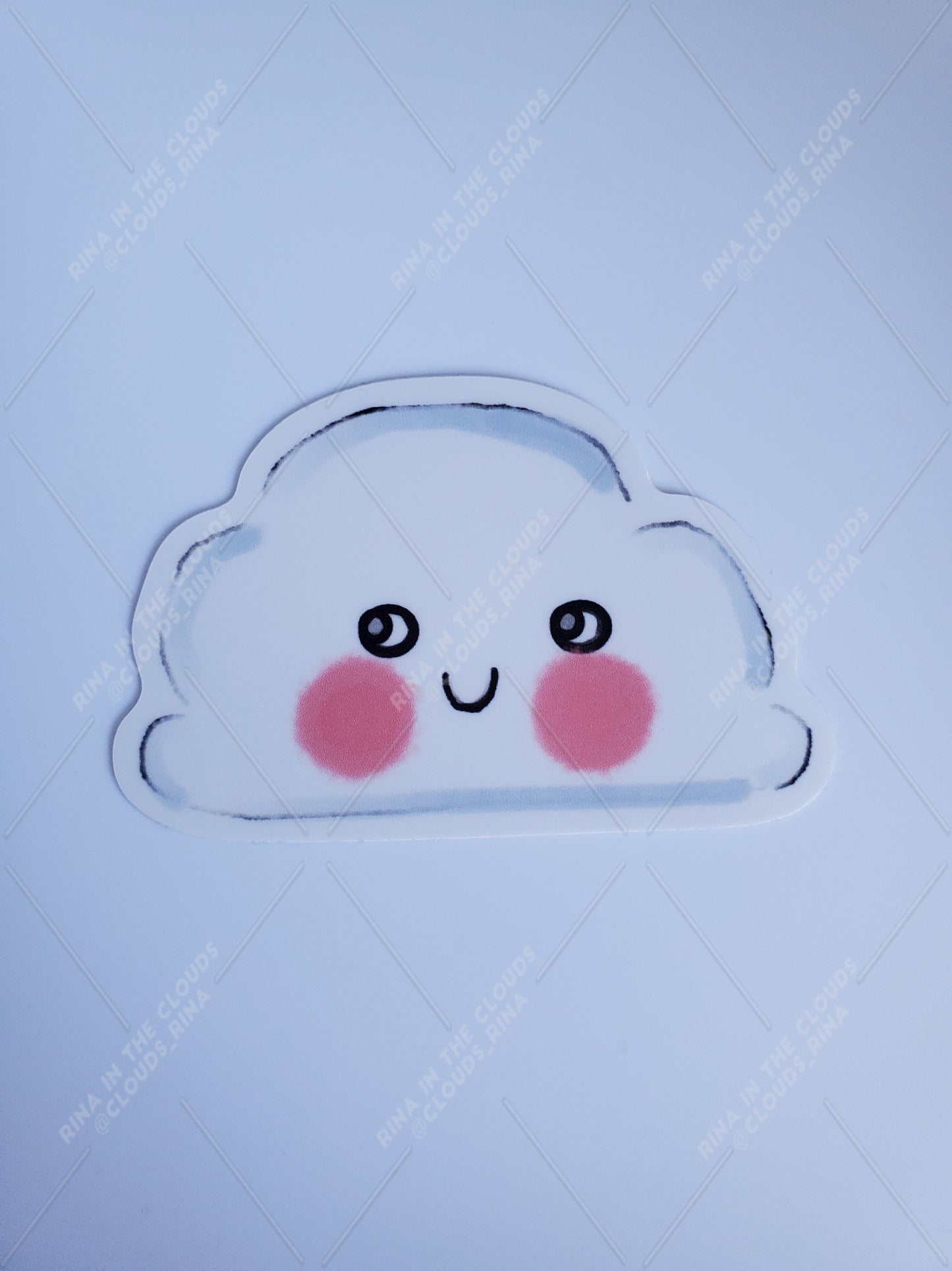 Die-Cut Water Cloudie Sticker