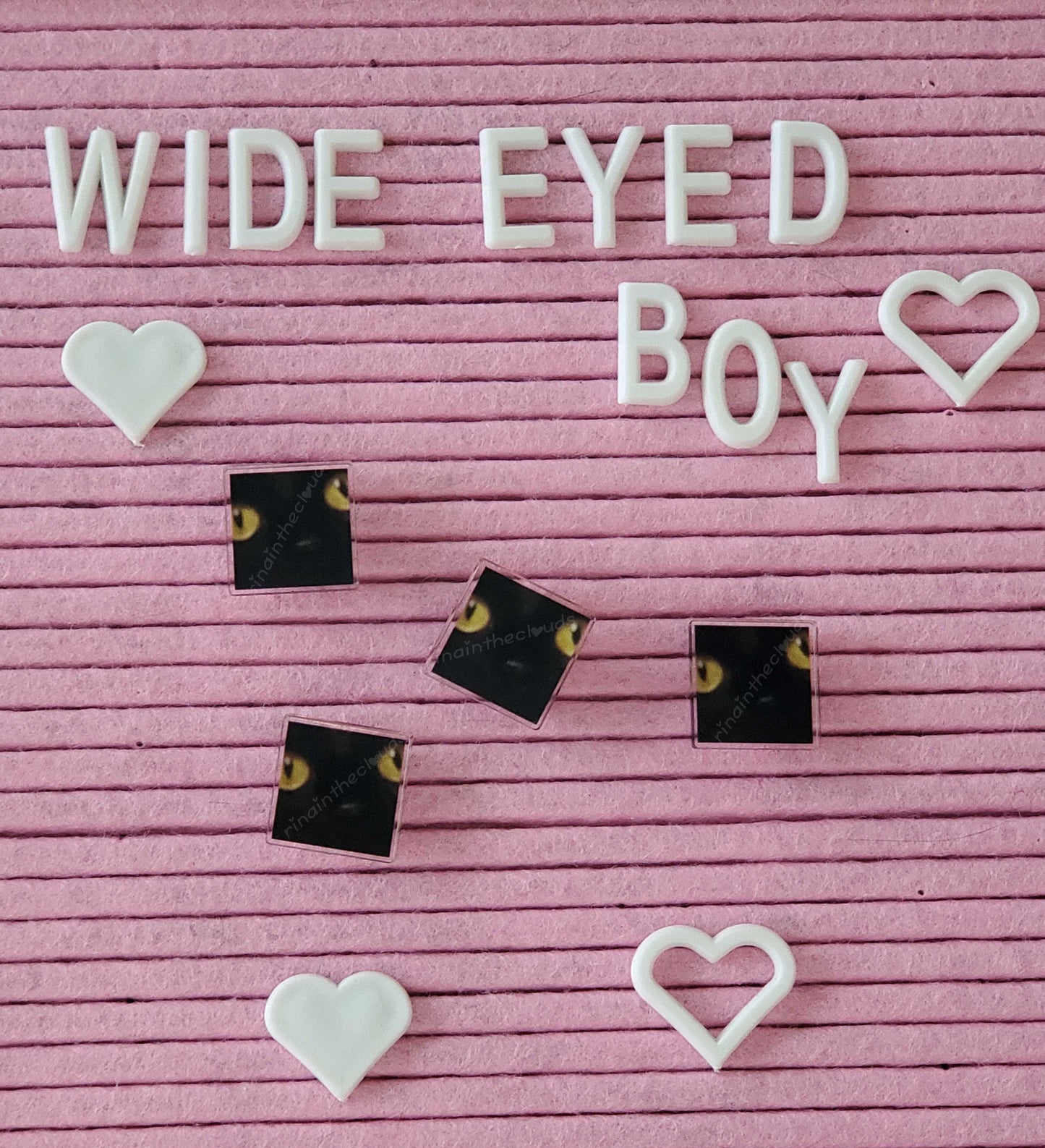 Hiro Wide Eye Acrylic Pin